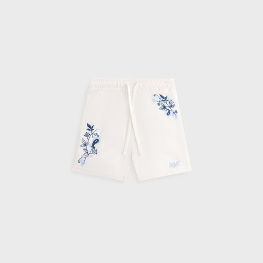 Kids Kith Kith Kids Novelty Embroidered Thompson Camp Short - White