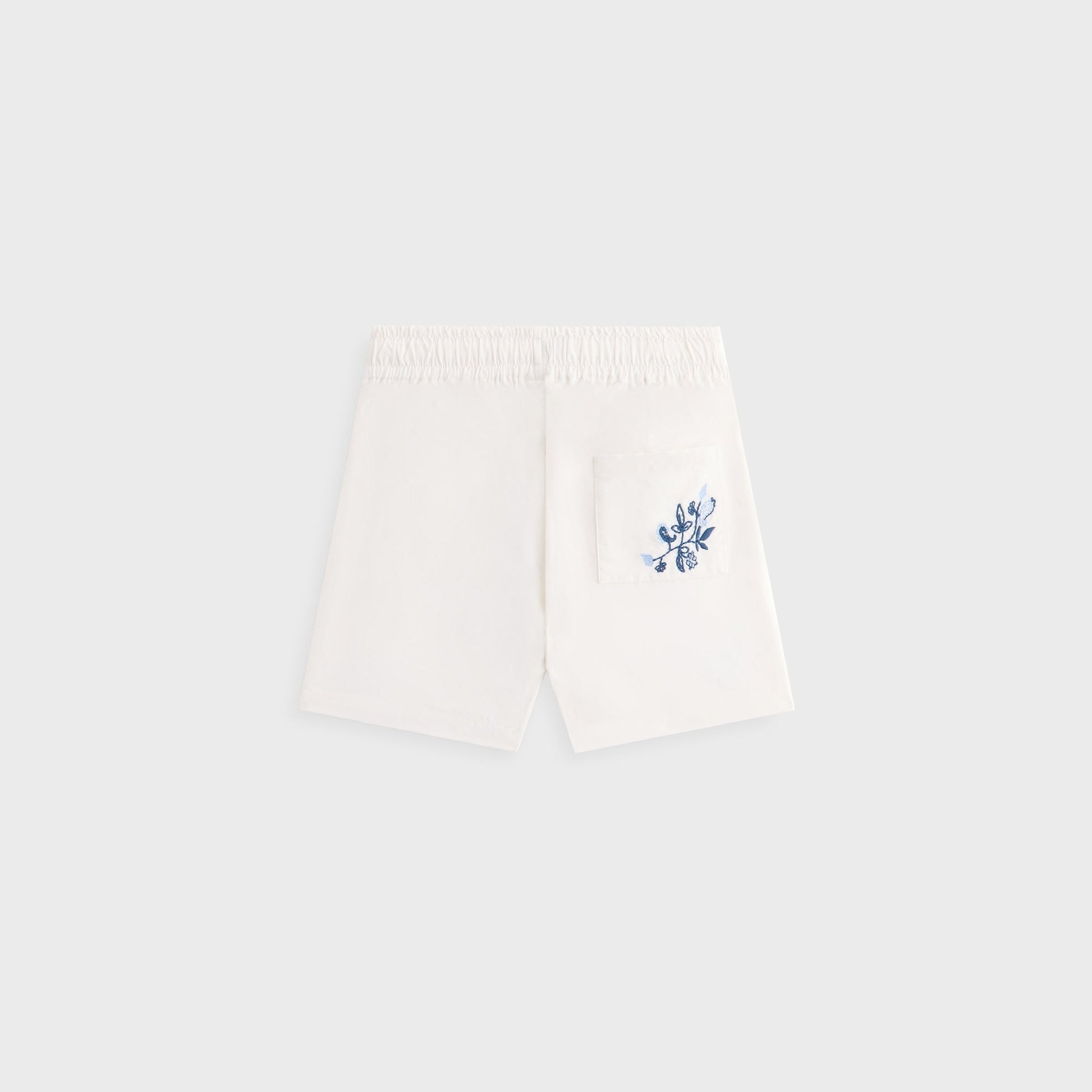 Kids Kith Kith Kids Novelty Embroidered Thompson Camp Short - White