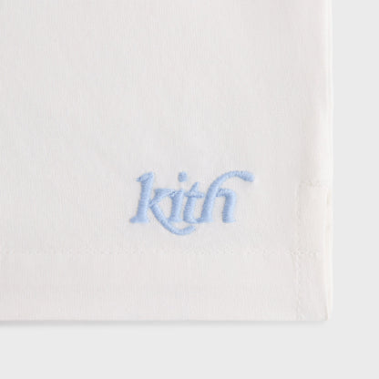 Kids Kith Kith Kids Novelty Embroidered Thompson Camp Short - White