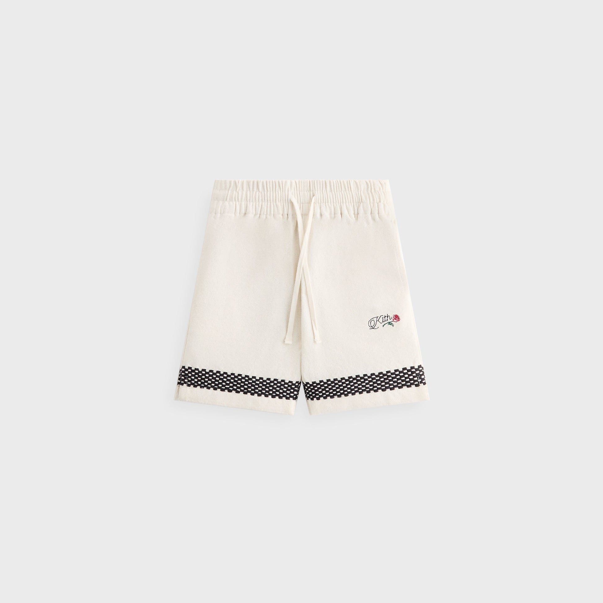 Kids Kith Kith Kids Novelty Logo Thompson Camp Short - Sandrift