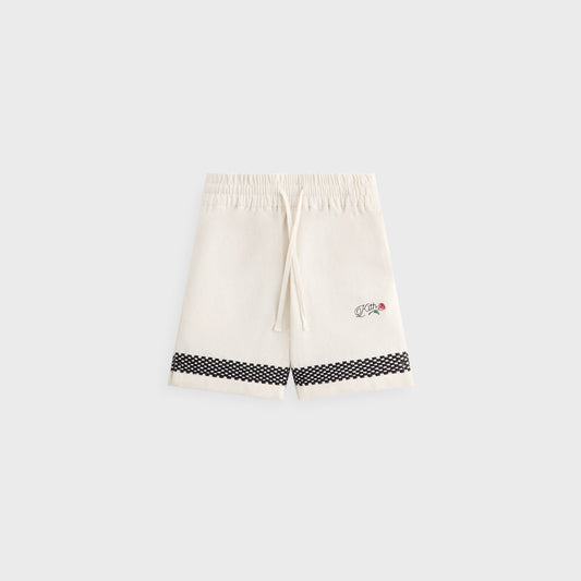 Kids Kith Kith Kids Novelty Logo Thompson Camp Short - Sandrift