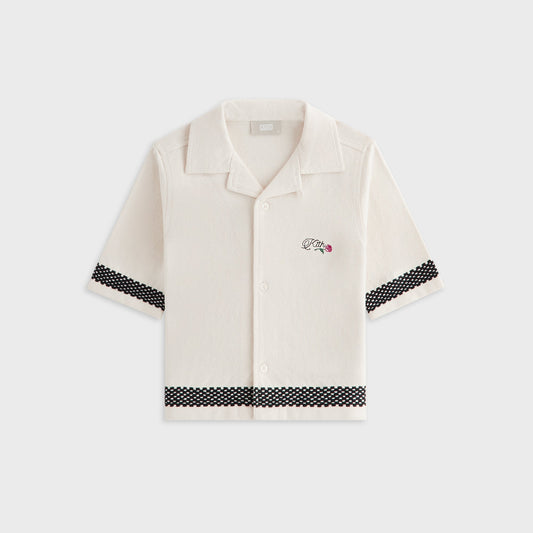 Kids Kith Kith Kids Novelty Logo Thompson Camp Shirt - Sandrift