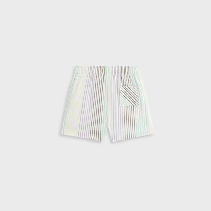 Kids Kith Kith Baby Striped Thompson Camp Short - Mykonos