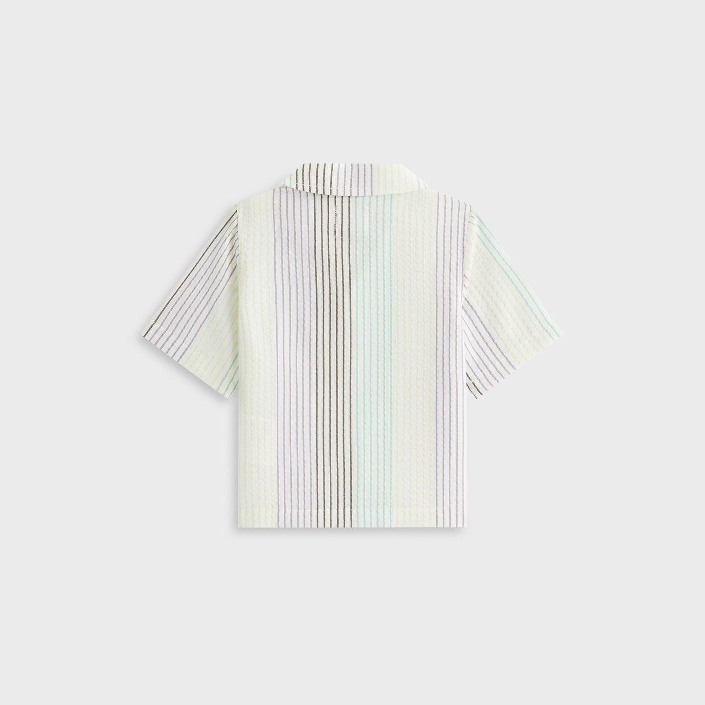 Kids Kith Kith Baby Striped Thompson Camp Shirt - Mykonos