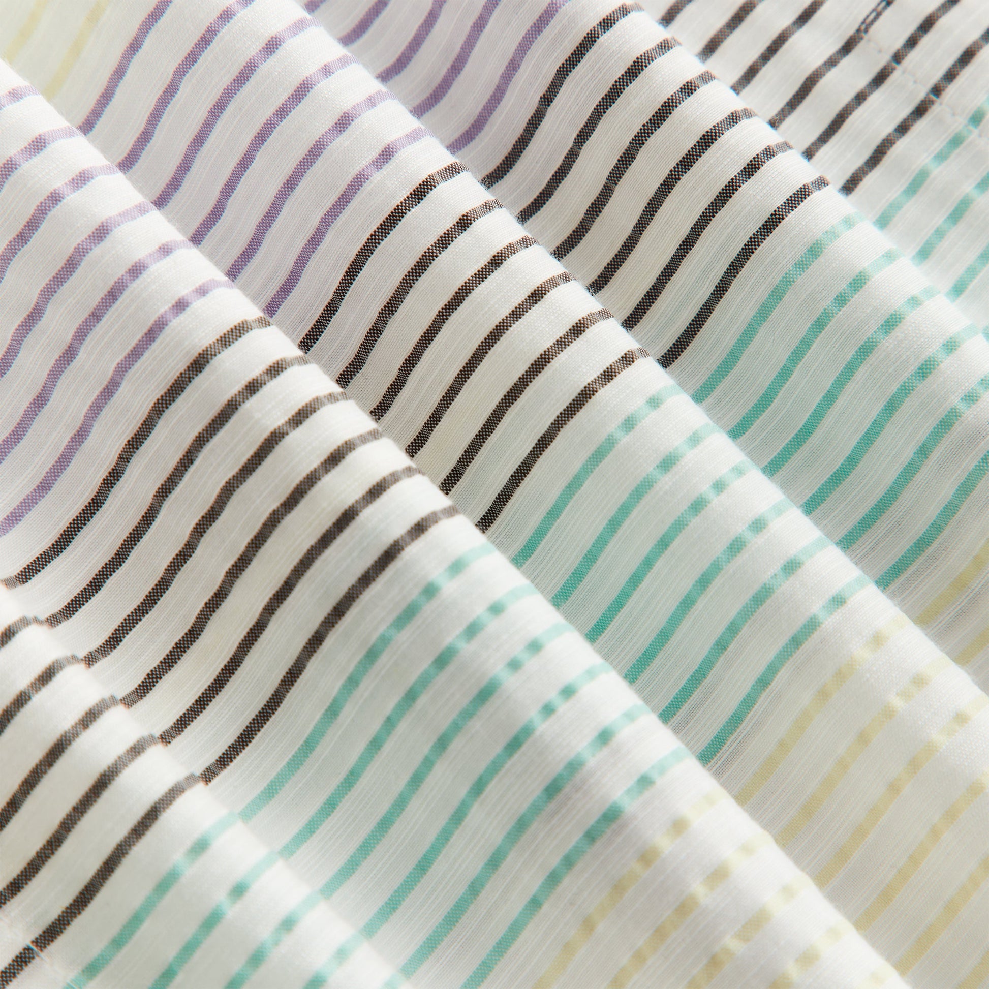 Kids Kith Kith Baby Striped Thompson Camp Shirt - Mykonos