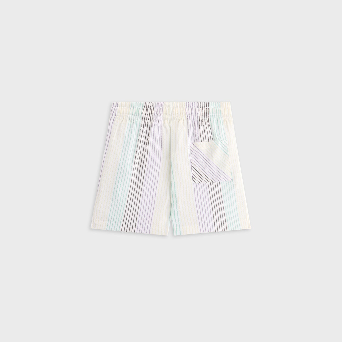 Kids Kith Kith Kids Striped Thompson Camp Short - Mykonos