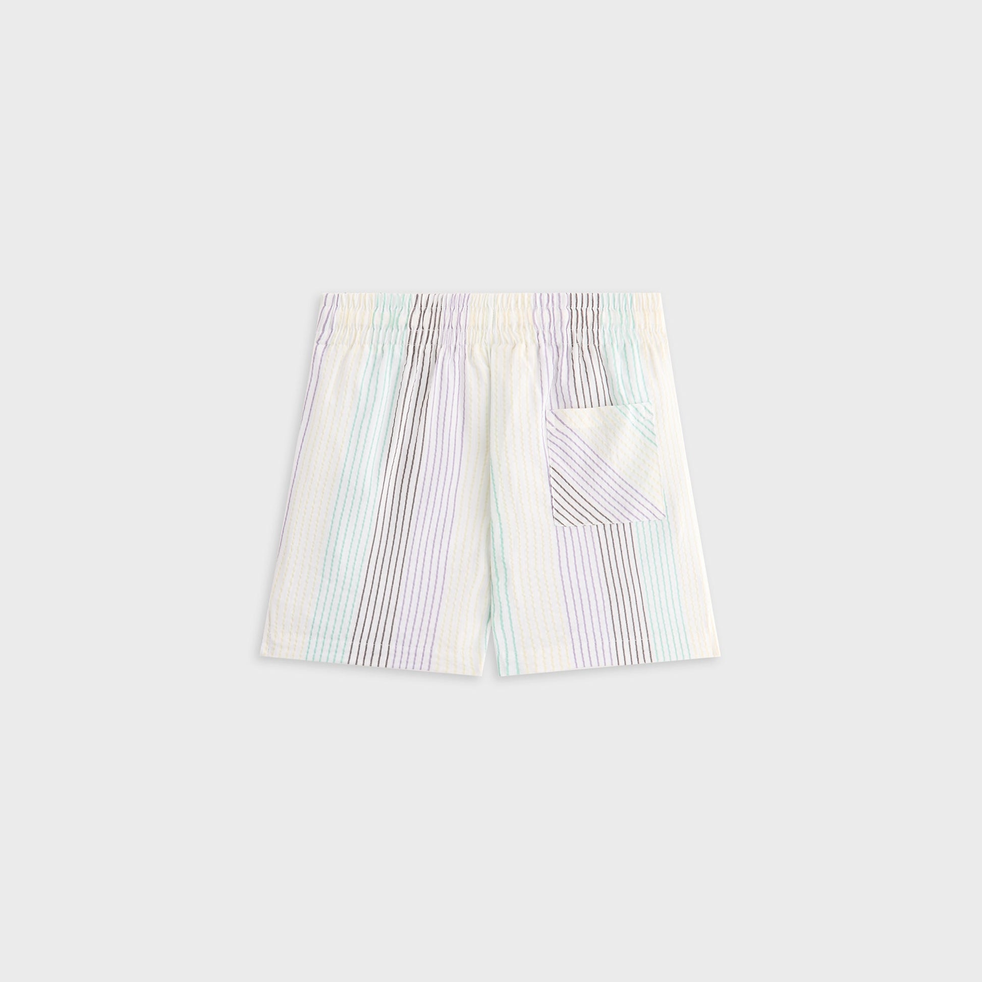 Kids Kith Kith Kids Striped Thompson Camp Short - Mykonos