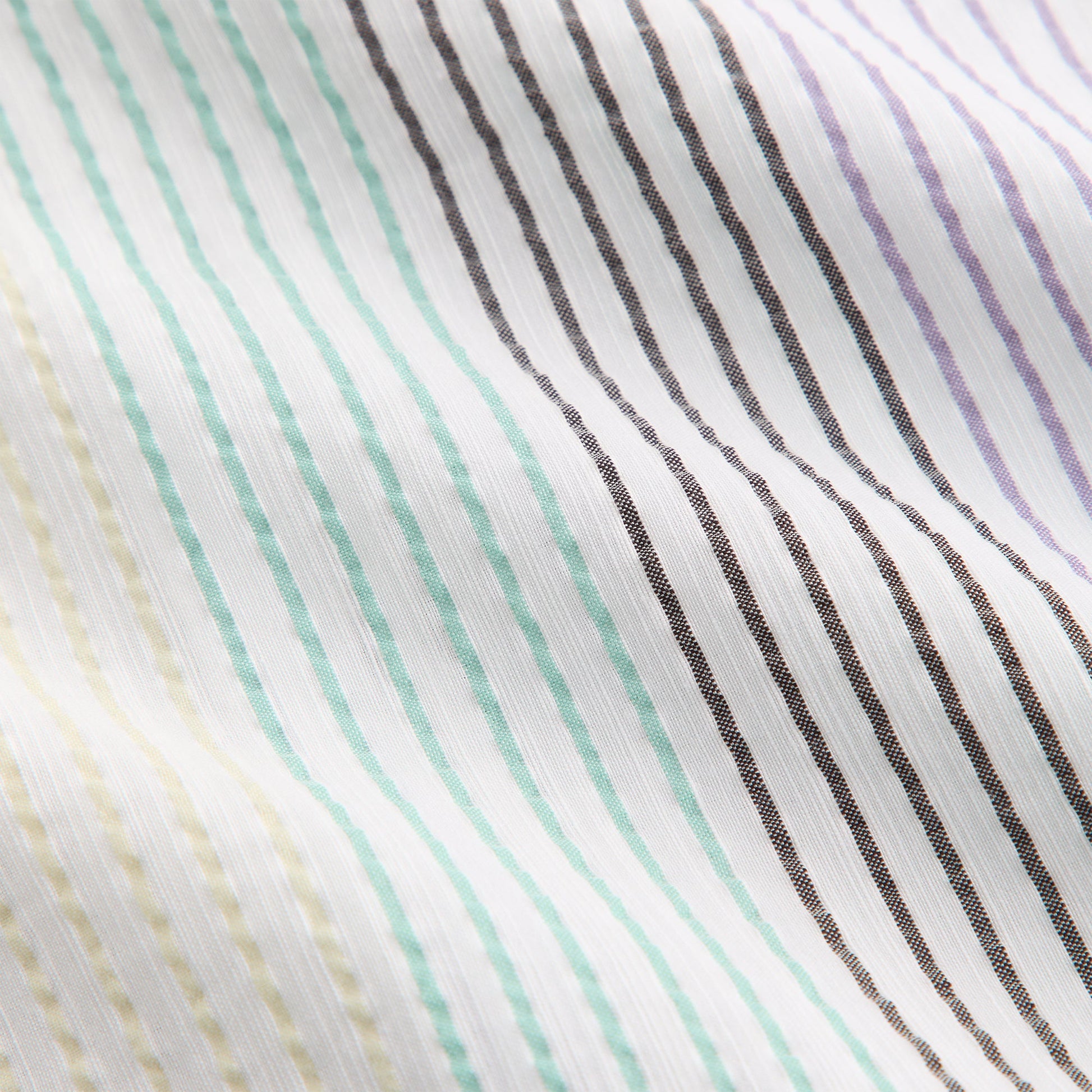 Kids Kith Kith Kids Striped Thompson Camp Shirt - Mykonos