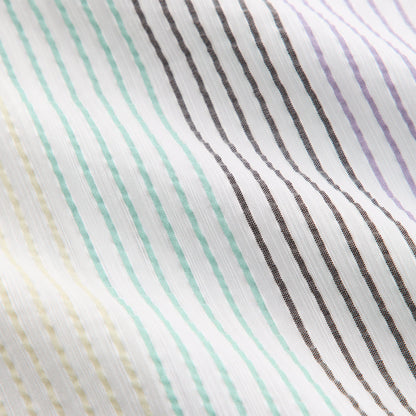 Kids Kith Kith Kids Striped Thompson Camp Shirt - Mykonos