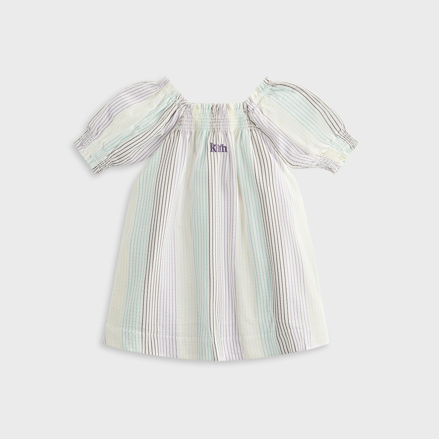 Kids Kith Kith Kids Striped Amina Mini Dress - Mykonos