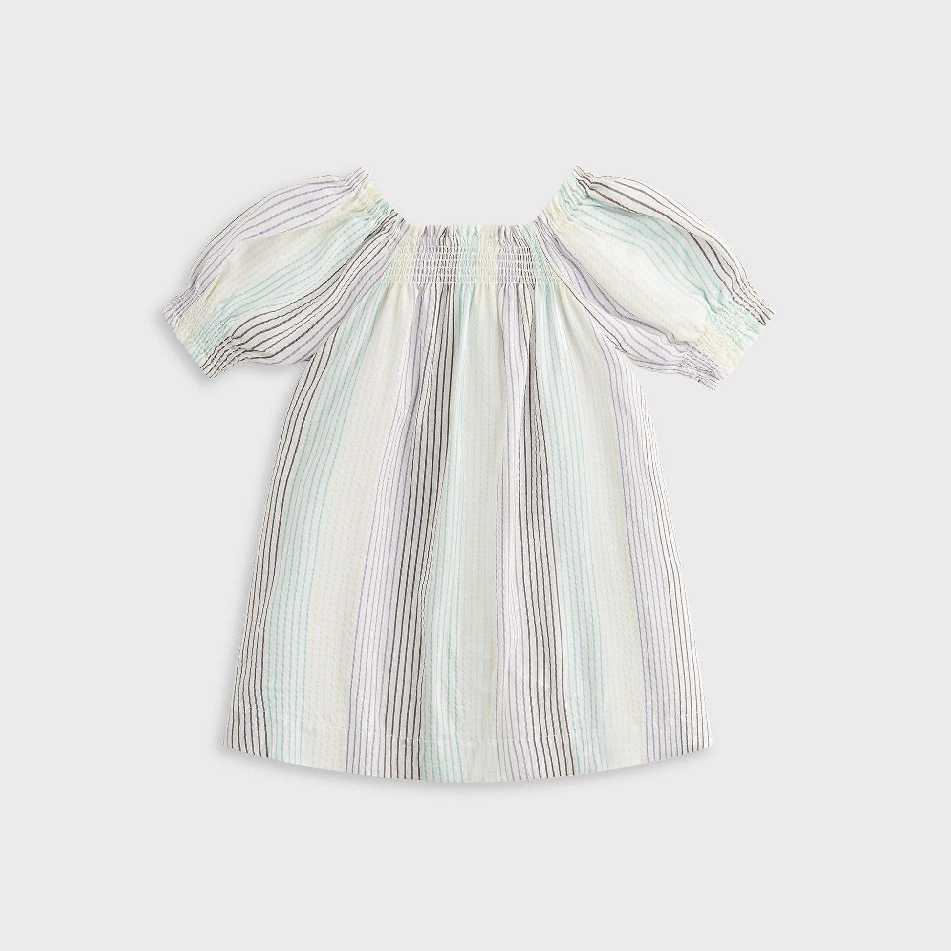 Kids Kith Kith Kids Striped Amina Mini Dress - Mykonos