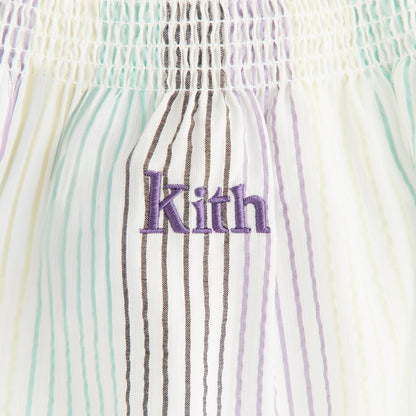 Kids Kith Kith Kids Striped Amina Mini Dress - Mykonos