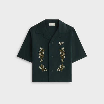 Kids Kith Kith Kids Novelty Thompson Camp Collar Shirt - Stadium