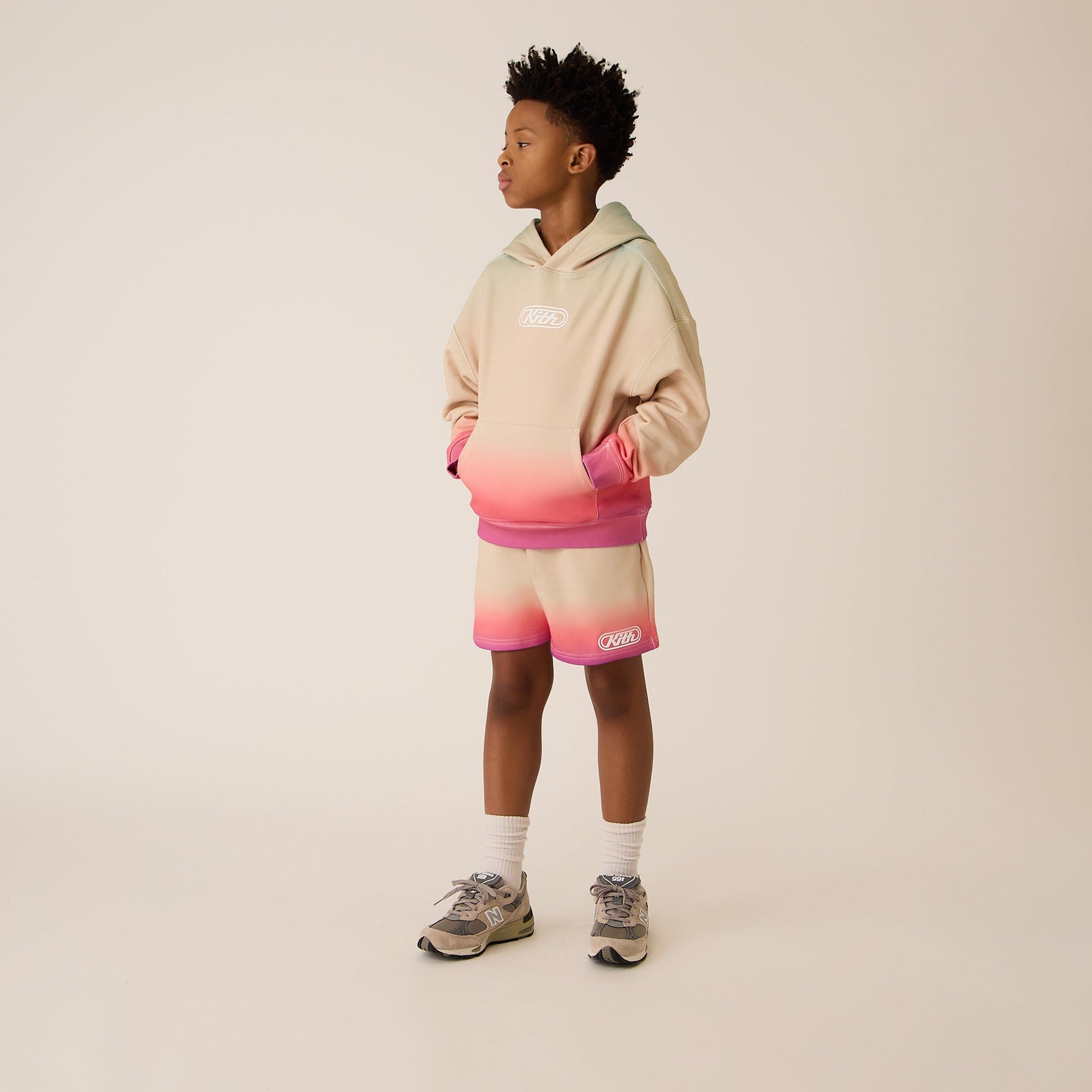 Kids Kith Kith Kids Ombre Liam Short - Tempo