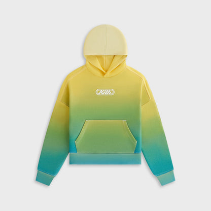 Kids Kith Kith Kids Ombre Nelson Pullover Hoodie - Parrot