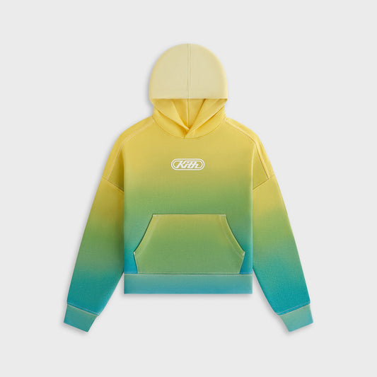 Kids Kith Kith Kids Ombre Nelson Pullover Hoodie - Parrot