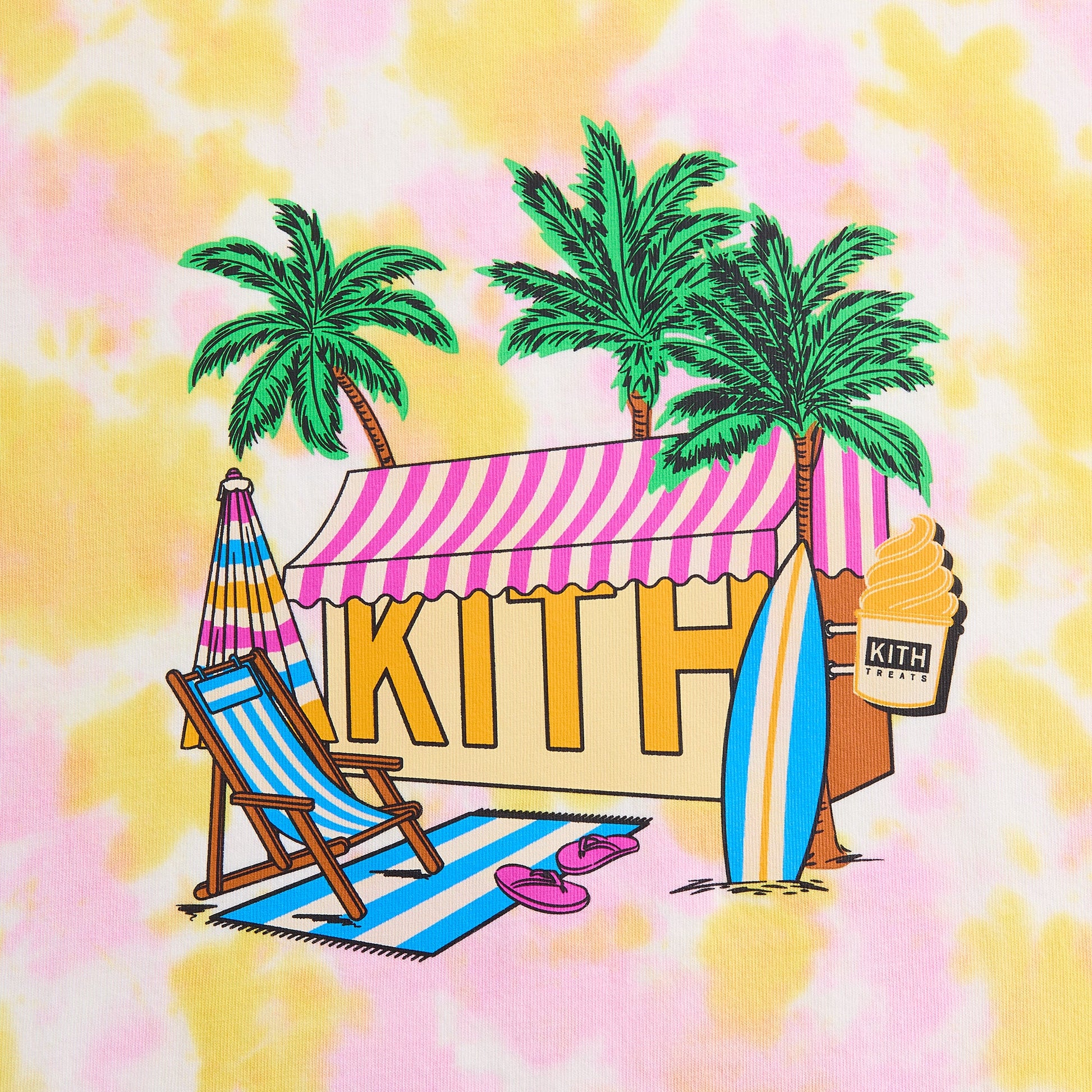 Men Kith Kith Treats Tropical Destination Tee - Petal