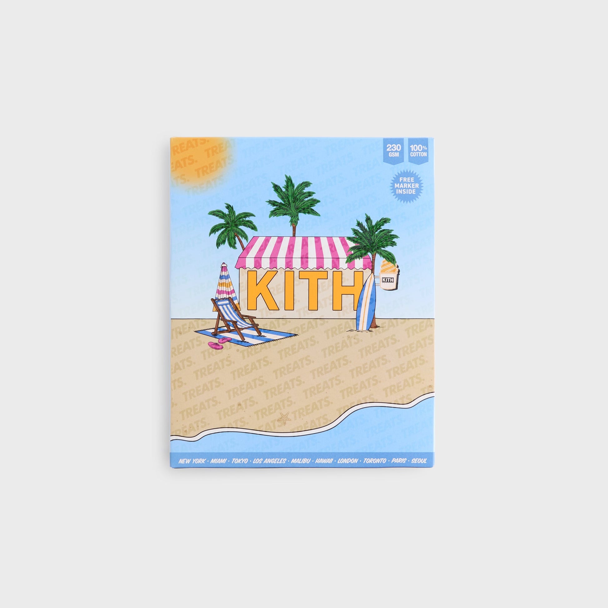 Men Kith Kith Treats Tropical Destination Tee - Petal