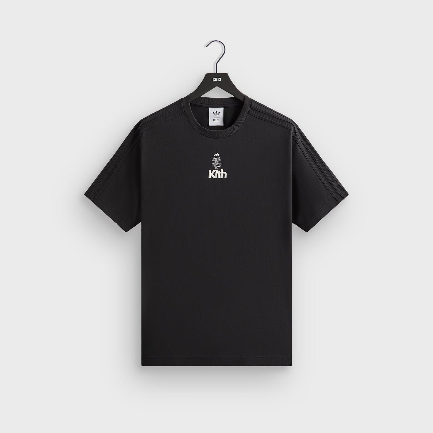 Men Kith Kith for adidas Football Short Sleeve Tee - Black