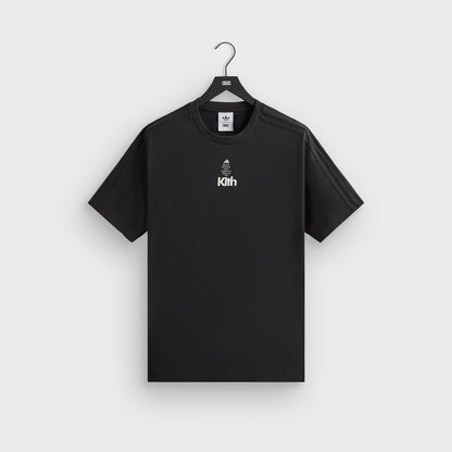Men Kith Kith for adidas Football Short Sleeve Tee - Black