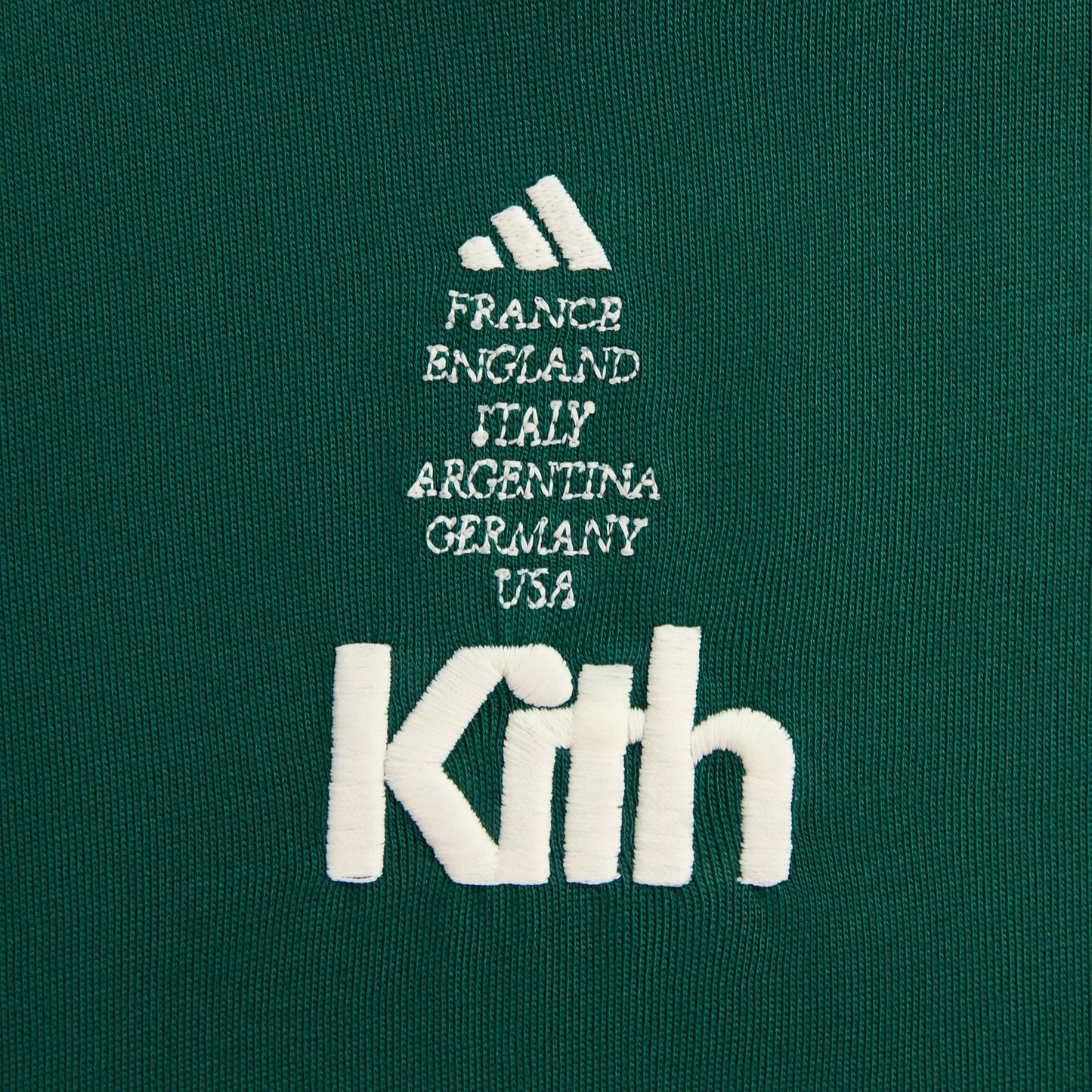 Men Kith Kith for adidas Football Short Sleeve Tee - Green