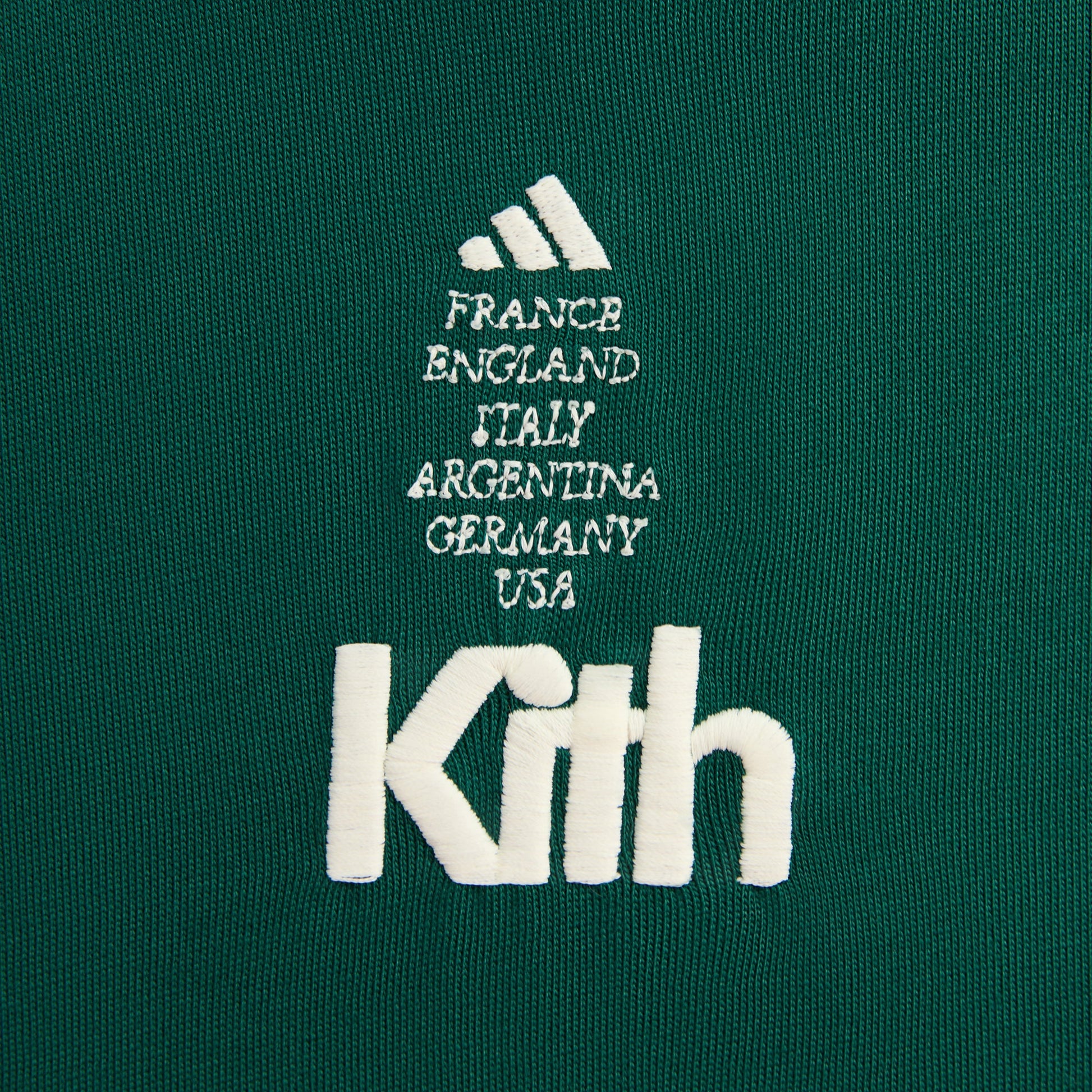 Men Kith Kith for adidas Football Short Sleeve Tee - Green