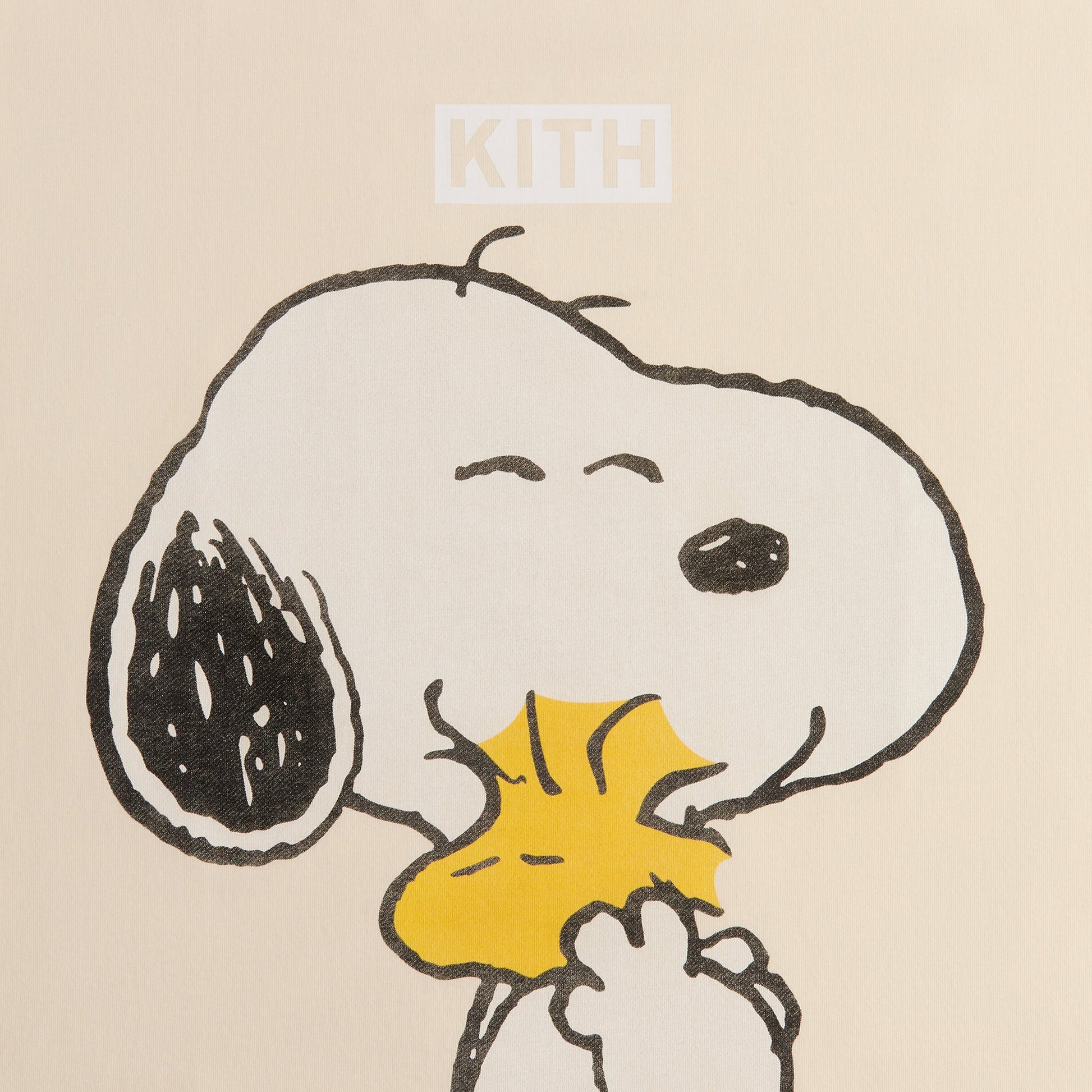 Men Kith Kith for Peanuts Hug Vintage Tee - Sandrift