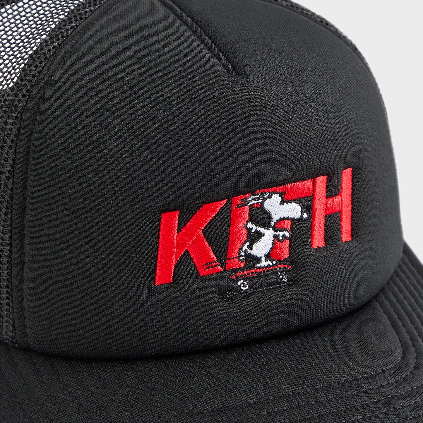 Kids Kith Kith Kids for Peanuts 75 Nolan Poly Foam Trucker - Black