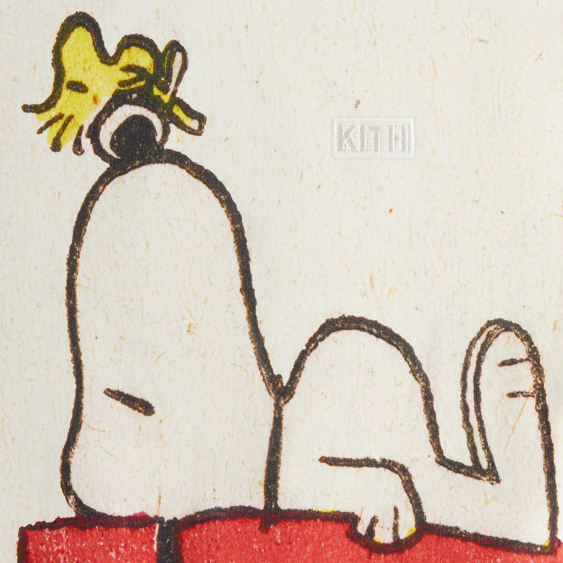 Kids Kith Kith Kids for Peanuts Sleeping Doghouse Crewneck - Sandrift