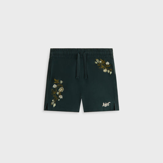 Kids Kith Kith Kids Novelty Embroidered Thompson Camp Short - Stadium