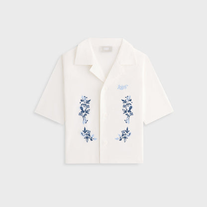 Kids Kith Kith Kids Novelty Thompson Camp Collar Shirt - White