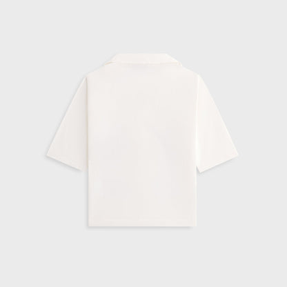 Kids Kith Kith Kids Novelty Thompson Camp Collar Shirt - White