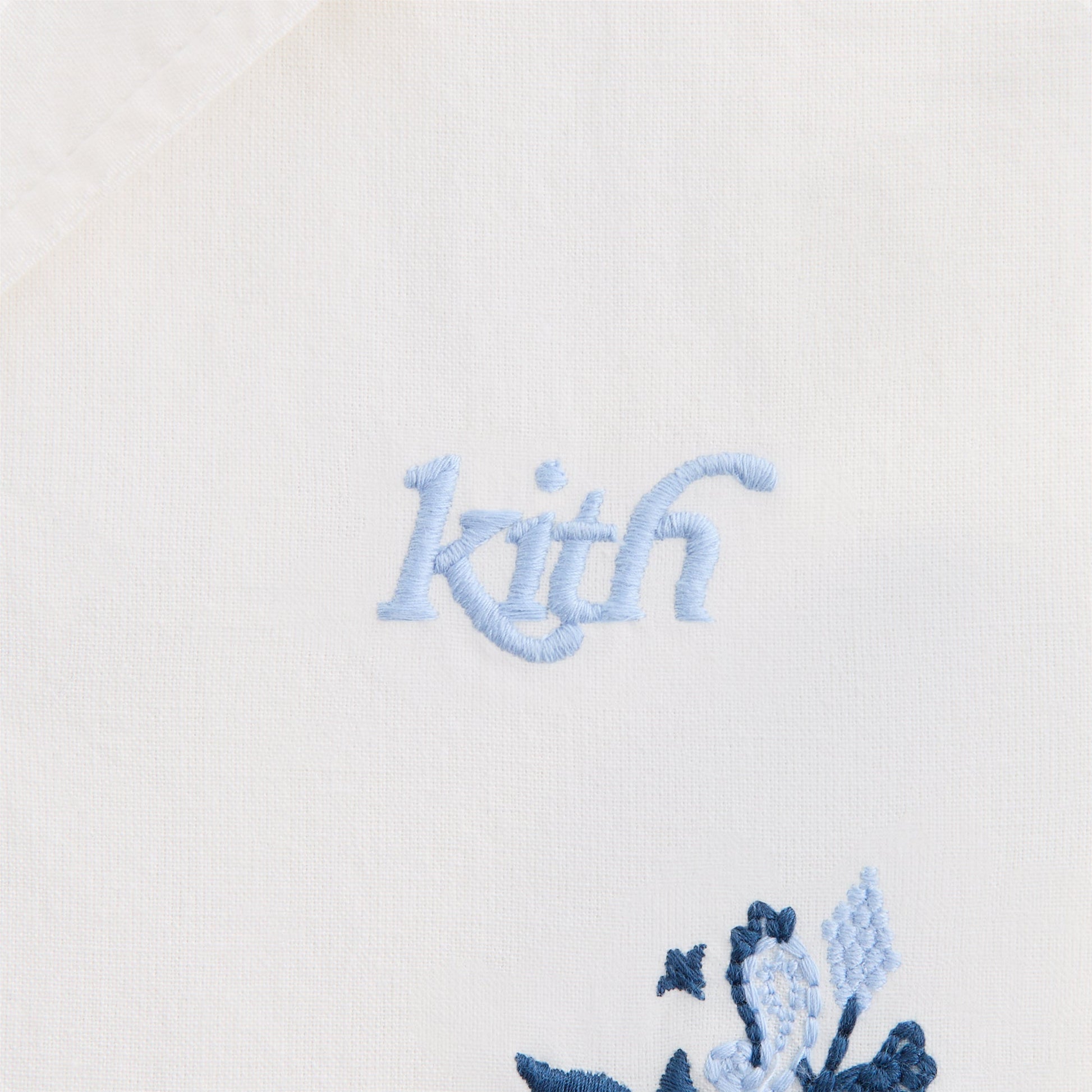 Kids Kith Kith Kids Novelty Thompson Camp Collar Shirt - White