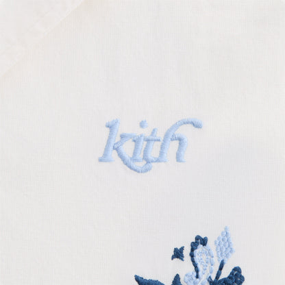 Kids Kith Kith Kids Novelty Thompson Camp Collar Shirt - White