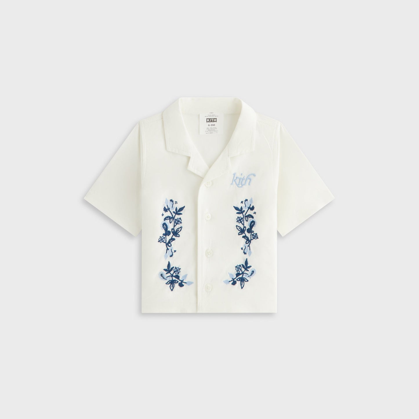 Kids Kith Kith Baby Novelty Thompson Camp Collar Shirt - White
