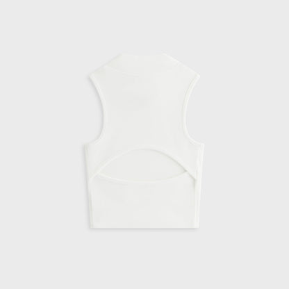Kids Kith Kith Kids Jordyn Logo Mockneck Tank - White