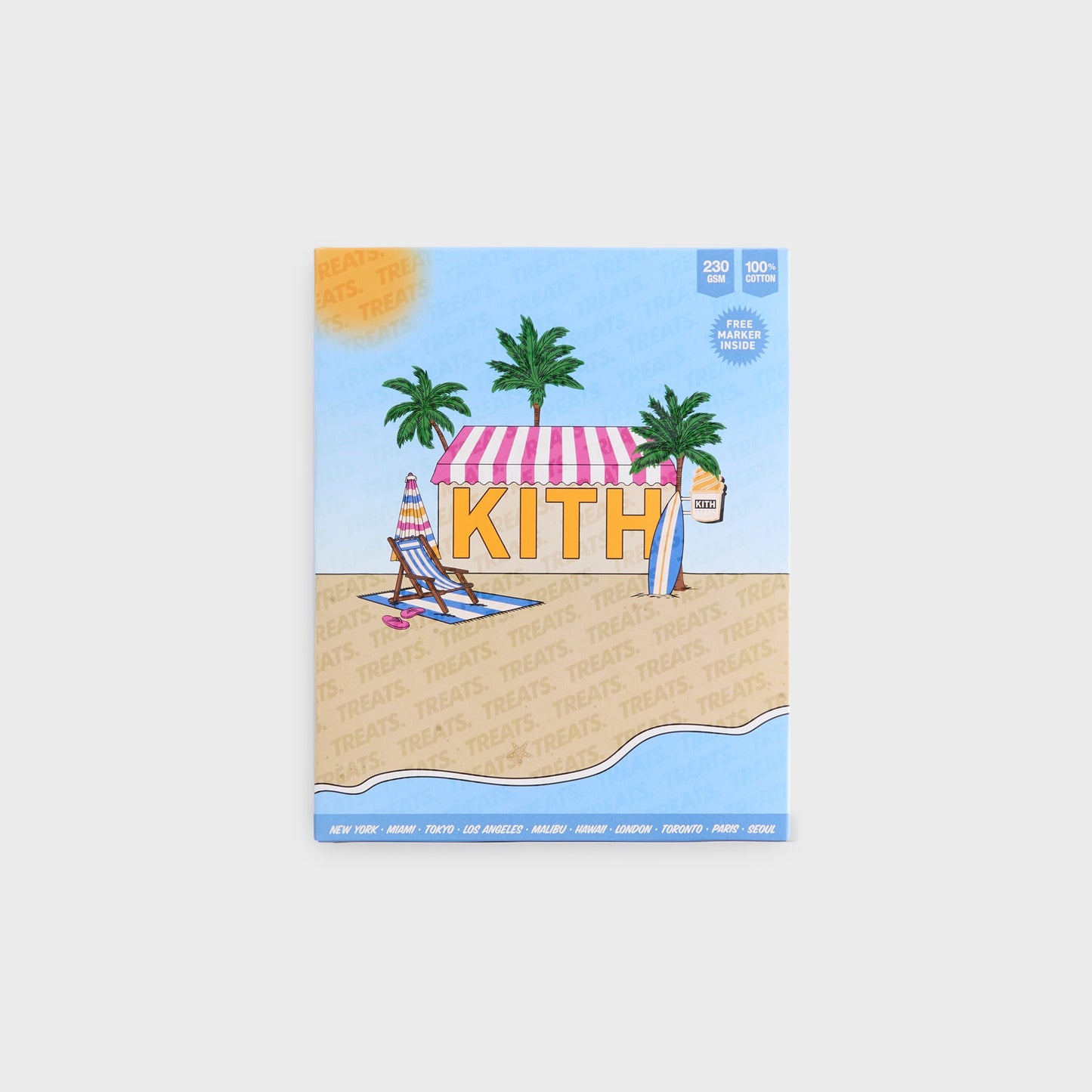 Men Kith Kith Treats Seaside Destination Tee - Ato