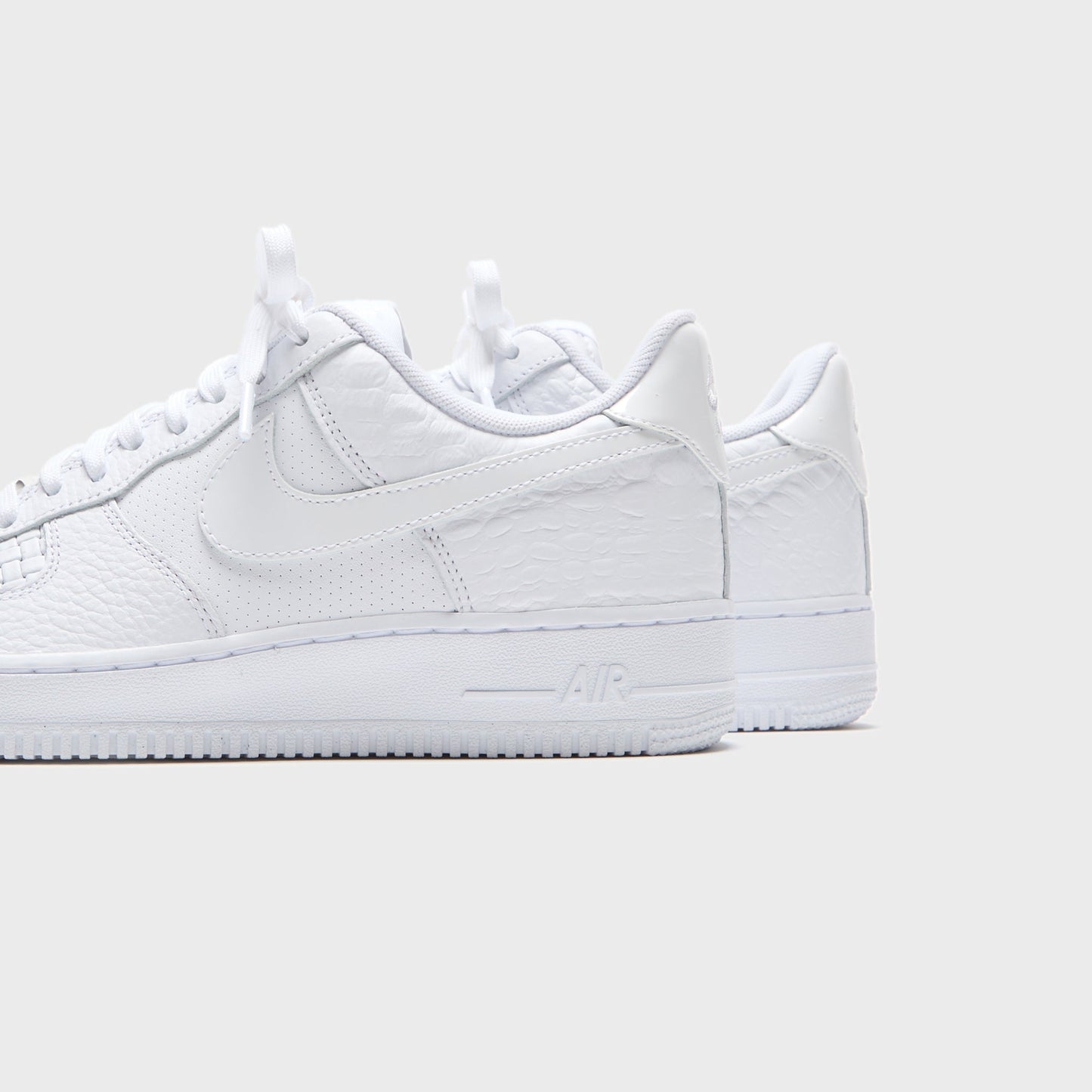 Men Kith Nike Air Force 1 '07 LX 3Xw - White / White / White