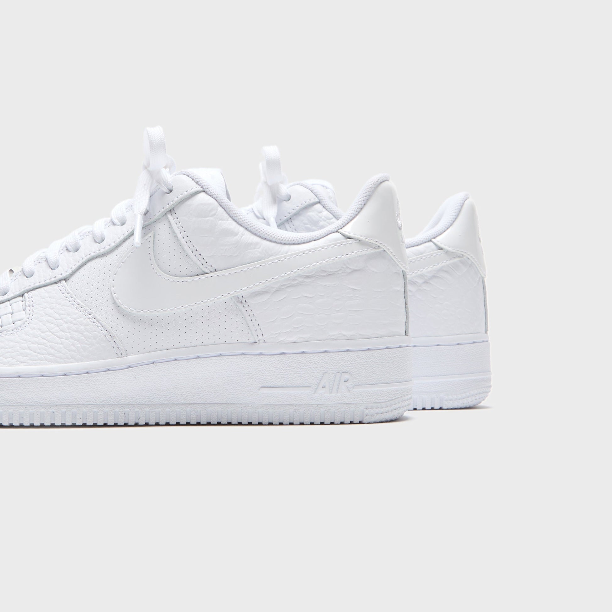 Men Kith Nike Air Force 1 '07 LX 3Xw - White / White / White