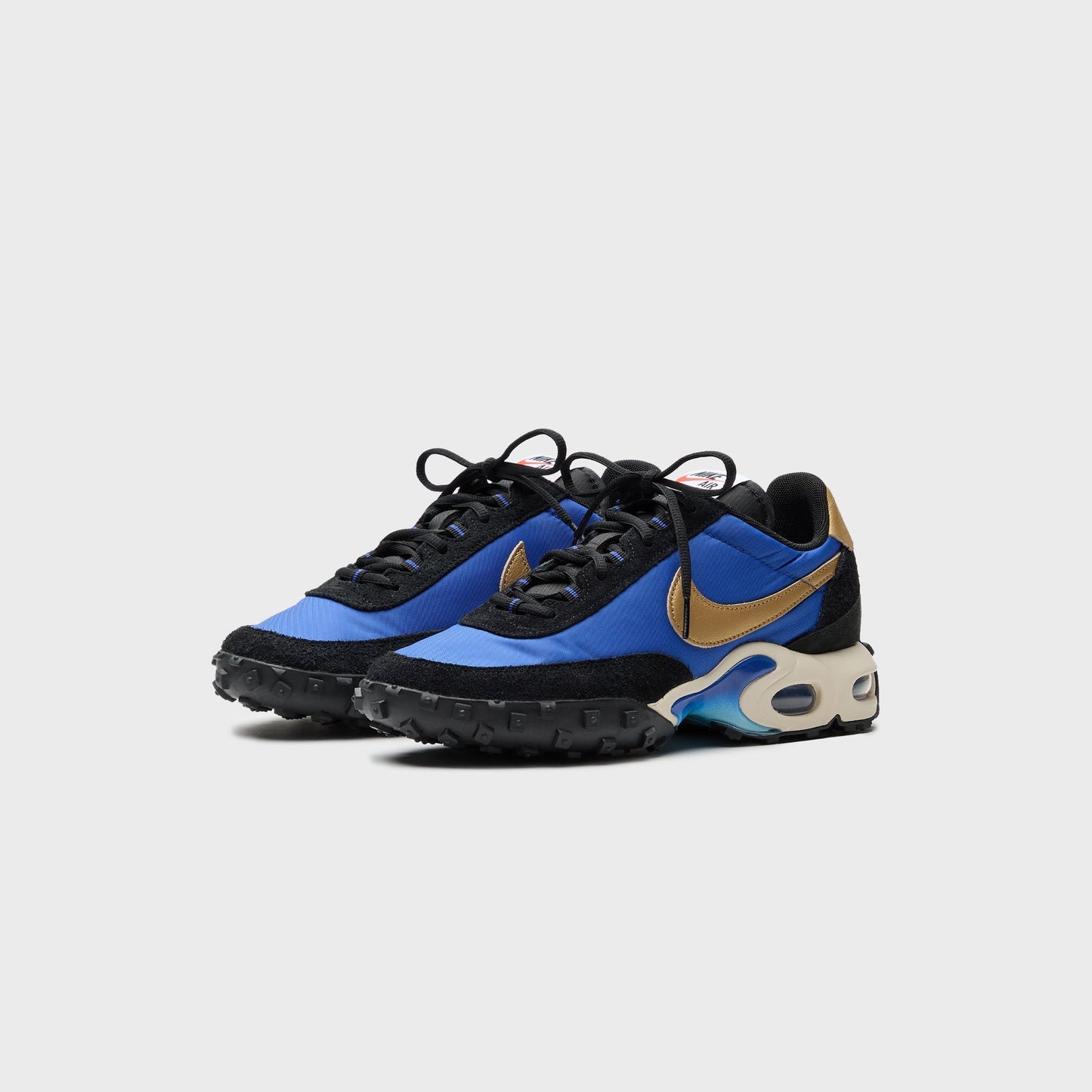 Men Kith Nike Air Max Waffle SP - Hyper Blue / Metallic Gold