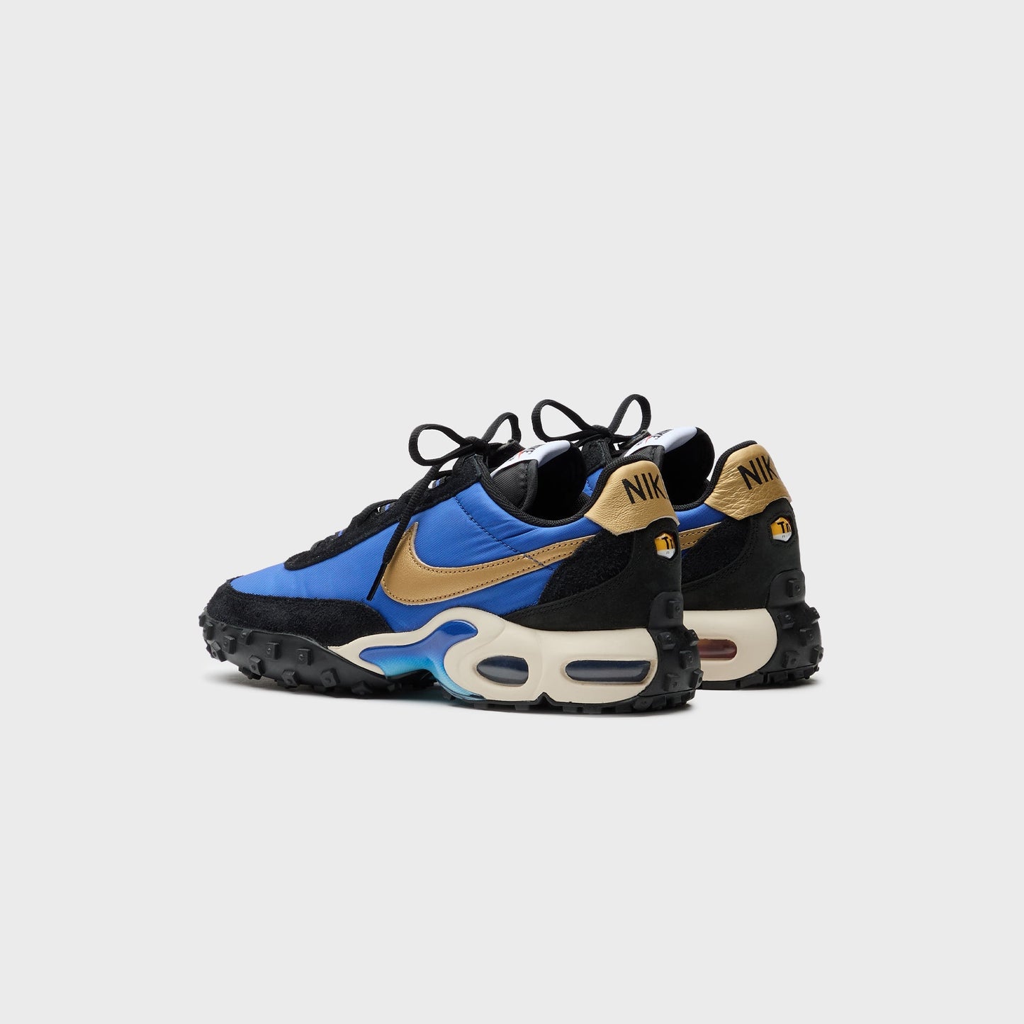 Men Kith Nike Air Max Waffle SP - Hyper Blue / Metallic Gold