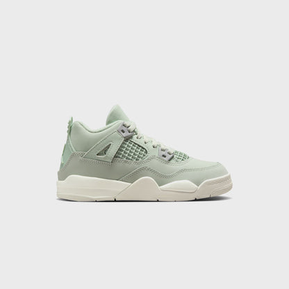Kids Kith Nike PS Air Jordan 4 Retro S2 - Seafoam / Sail / Metallic Silver