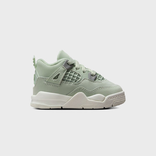 Kids Kith Nike TD Air Jordan 4 Retro S2 - Seafoam / Sail / Metallic Silver