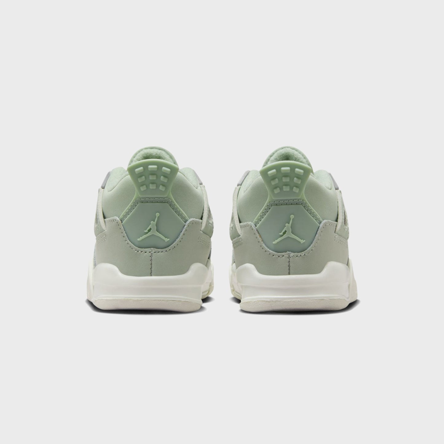 Kids Kith Nike TD Air Jordan 4 Retro S2 - Seafoam / Sail / Metallic Silver