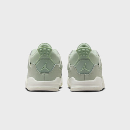 Kids Kith Nike TD Air Jordan 4 Retro S2 - Seafoam / Sail / Metallic Silver