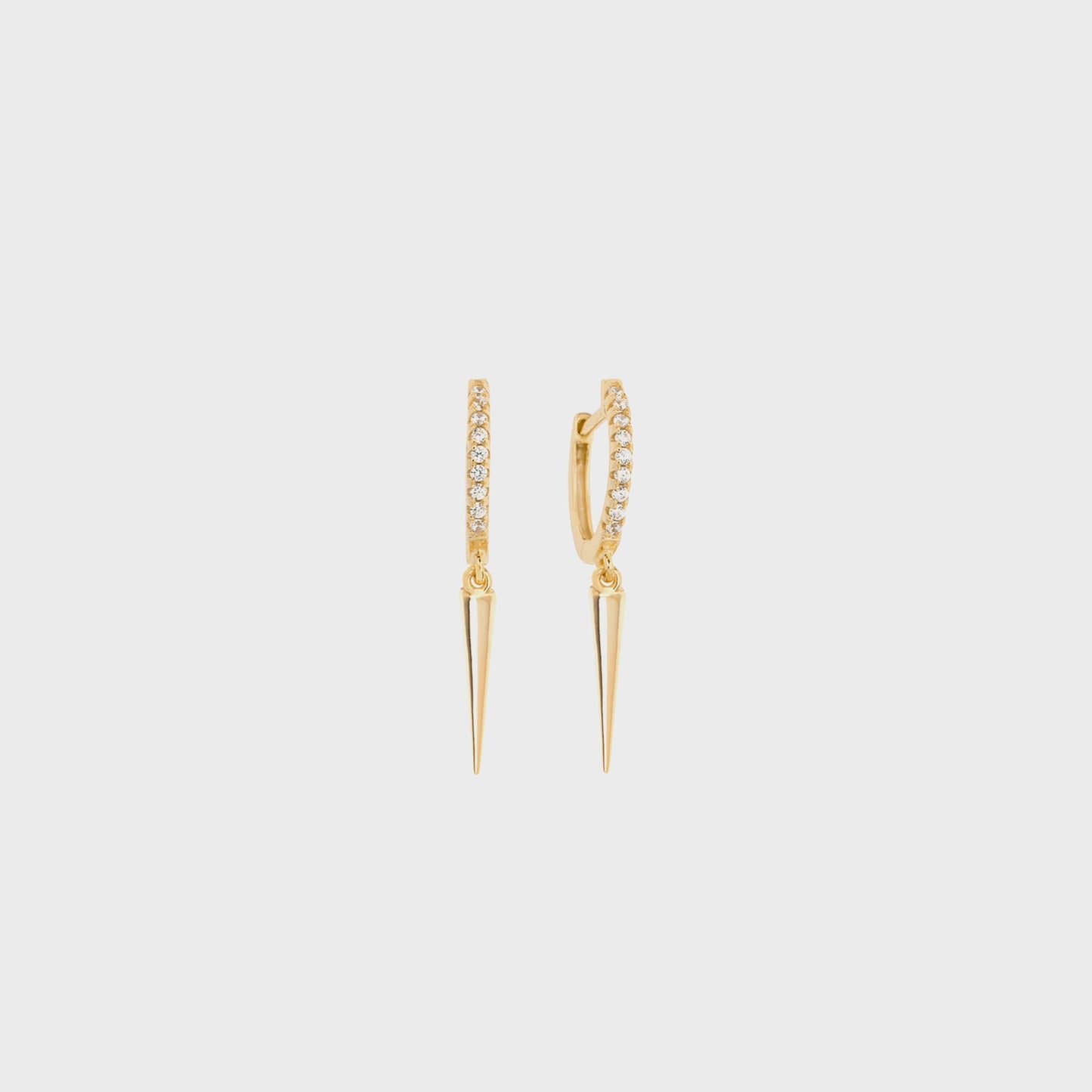 Women Kith SHASHI Dagger Huggie - Yellow Gold