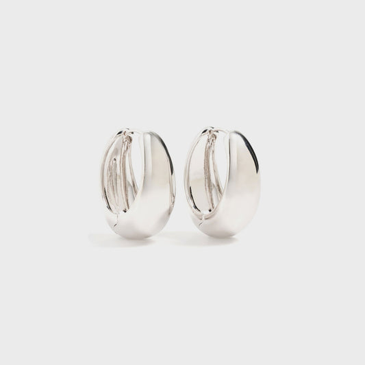 Women Kith SHASHI Cameron Hoop Earring - Silver