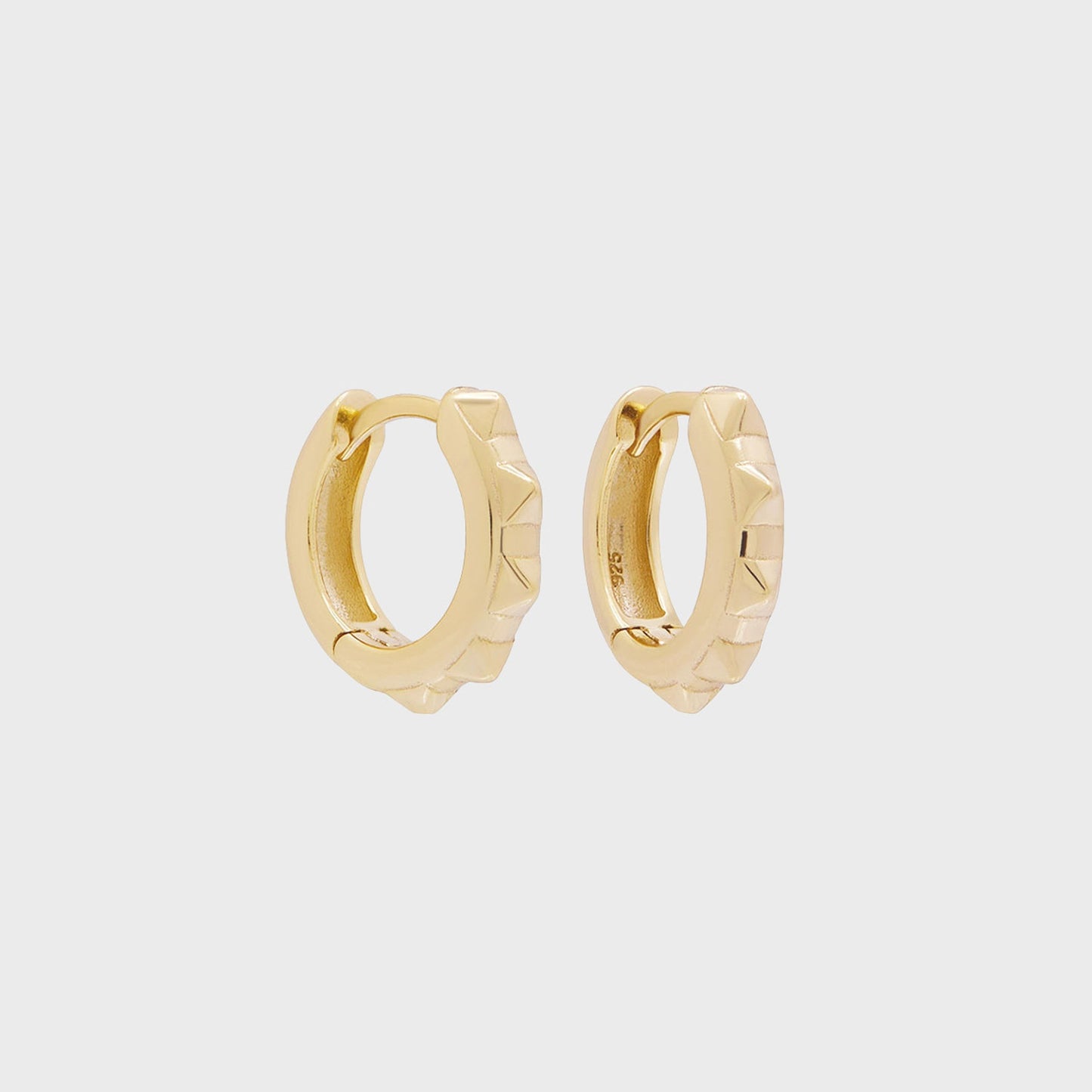 Women Kith SHASHI Rocker Huggie Earring - Gold