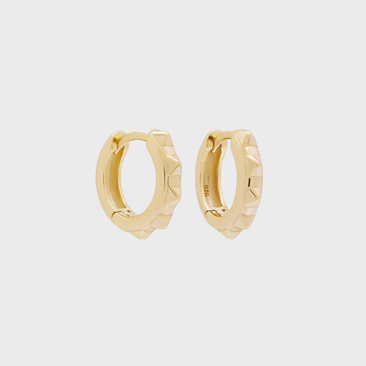 Women Kith SHASHI Rocker Huggie Earring - Gold