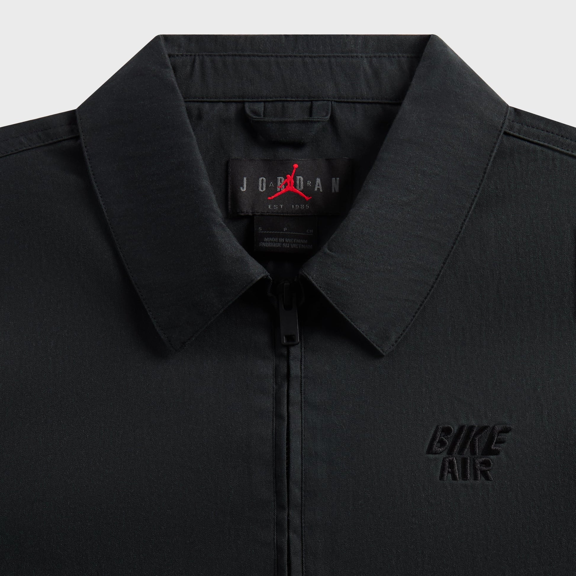 Men Kith Jordan x Nigel Sylvester Bike Air Trucker Jacket - Black